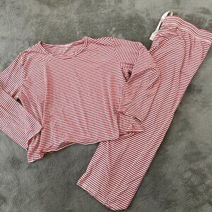 Papinelle Pajamas Set 100% Cotton Women's size 2X 2XL Long Sleeve Shirt Pants